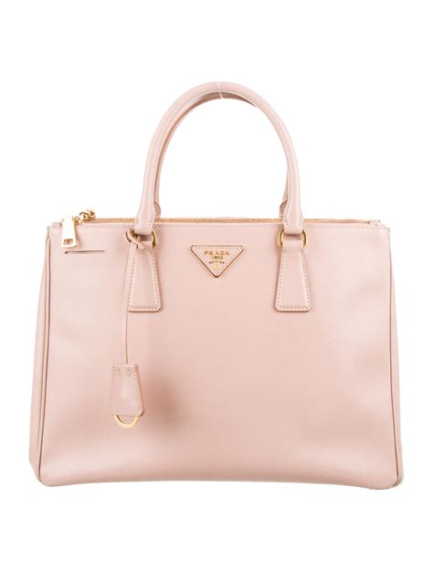 prada medium saffiano lux double-zip tote